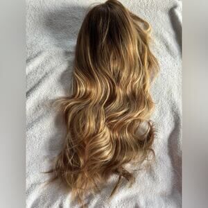 Virgin European Wig - Luxurious Golden Brown